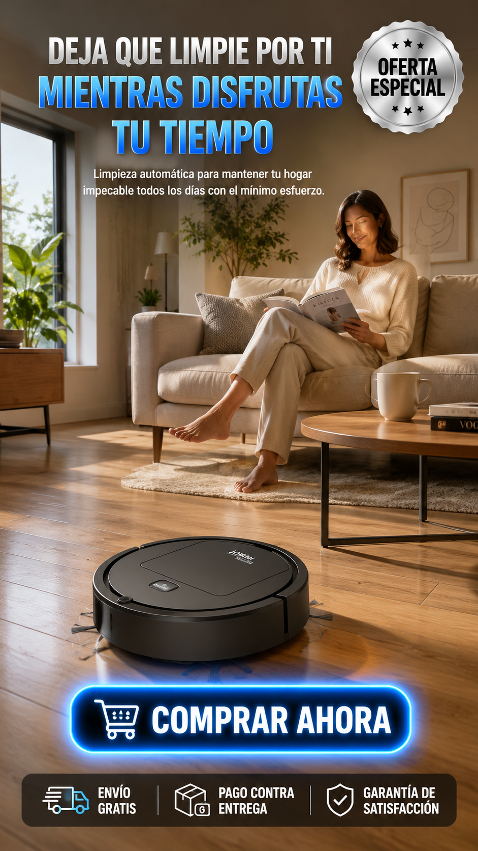 Aspiradora CleanBot Pro-Limpieza Inteligente Todos los Días