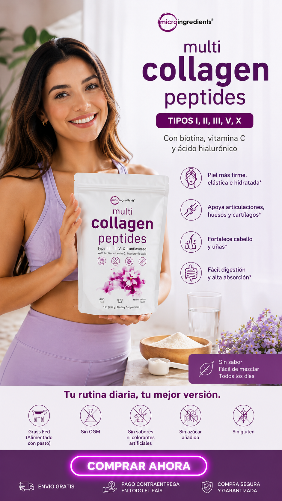 MULTI COLLAGEN PEPTIDES-Recupera tu mejor versión desde adentro