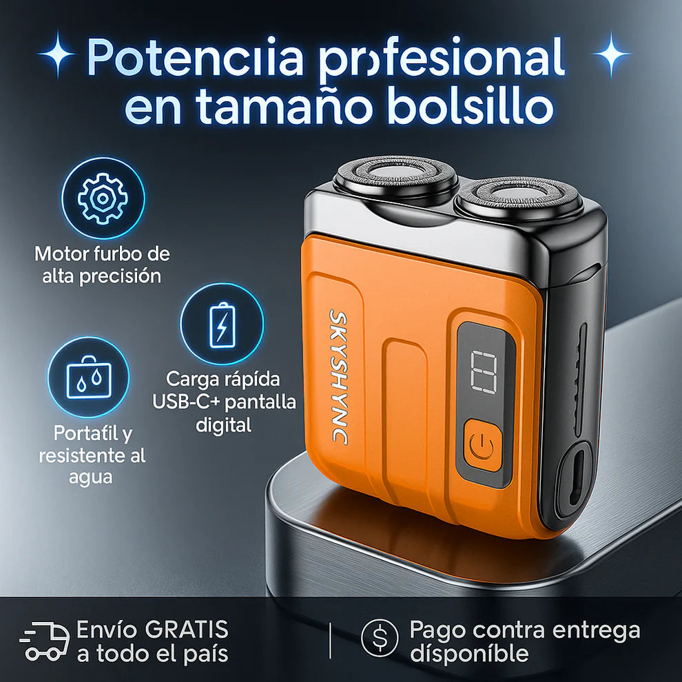 Sky Sync M7 Mini Rasuradora Afeitadora Eléctrica