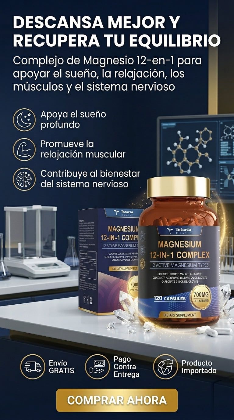 Magnesium 12-in-1 Complex-Descanso, relajación y soporte muscular en una fórmula avanzada