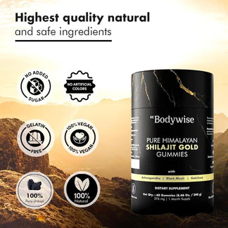 Gomitas puras de Shilajit Gold® 60 gomitas
