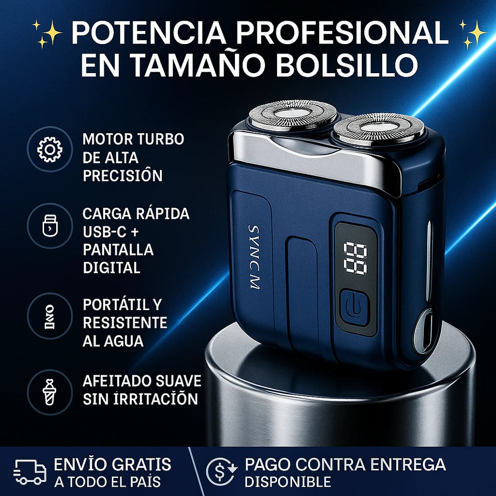 Sky Sync M7 Mini Rasuradora Afeitadora Eléctrica